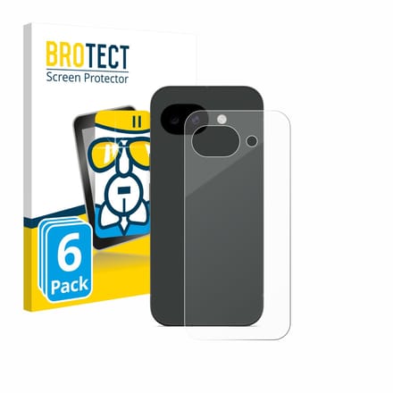 Screenprotector 6 Stuks voor Google Pixel 10a (Achterkant) Beschermglas transparant