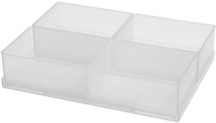raaco A 7-1 Inzetstuk voor assortimentskoffer (l x b x h) 220 x 160 x 47 mm Aantal vakken: 4 Piece Inhoud 1 stuk(s)