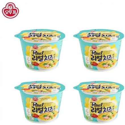 Ottogi Cup de Ramen au Vrai Fromage 120g (3 Options) 4PCS