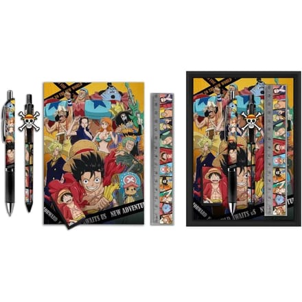 One Piece 5-piece stationery set in a box