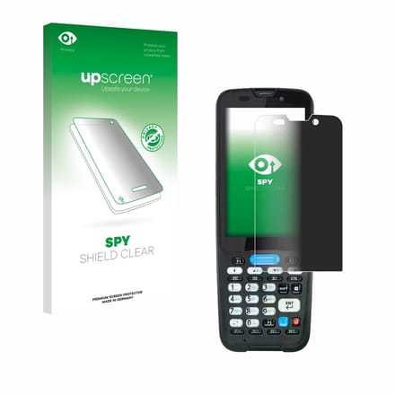 upscreen - privacy screenprotector voor Unitech HT330 - Folie Beschermfolie Blauwlichtfilter