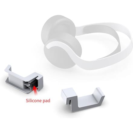 Support mural pour casque compatible avec les casques PS5 et les accessoires de jeu blanc
