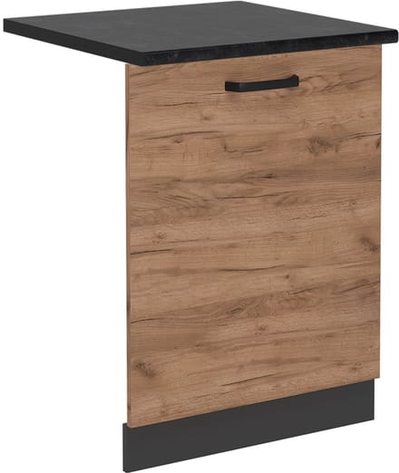 Vicco R-Line Vaatwasserfrontpaneel – 60 cm, WB Antraciet Krachtige eik goud