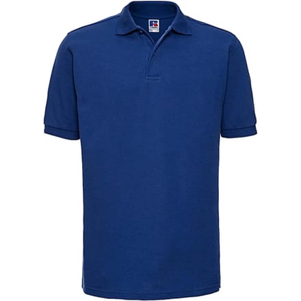 Men's Hardwearing Polycotton Poloshirt 'Russell' Red - S