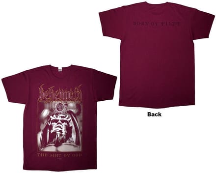 Behemoth - The Shit Ov God Cover Heren T-shirt - L - Rood
