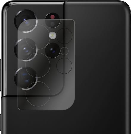 Camera Lens Protector - Geschikt voor Samsung Galaxy S21 Ultra - Extra Sterk - Camera Screenprotector - Gehard Glas - Beschermglas - Tempered Glass - Screen Protector