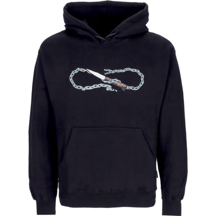Herenhoodie Logo Chain Hoodie Zwart