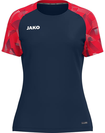 Jako Sonic T-Shirt Dames - Marine / Rood | Maat: 34/36