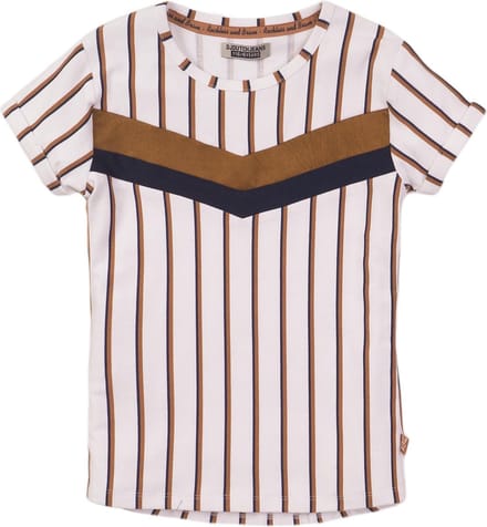 DJ Dutchjeans- t-shirt - white stripe - maat 104