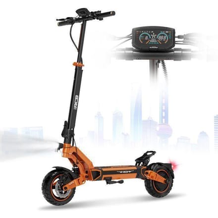 Trottinette électrique RCB D7 1600W 48V 20.8Ah 10 pouces 80-90 km