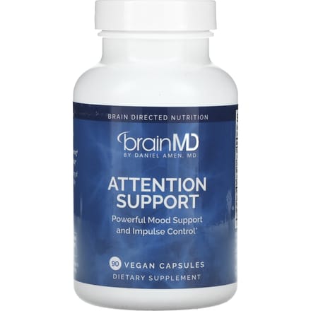 BrainMD, soutien de l'attention, 90 capsules végétales