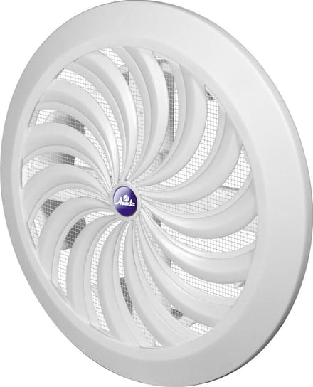 Ventilatierooster Rond 150 mm Afsluitbaar met Insectennet voor Afzuiging