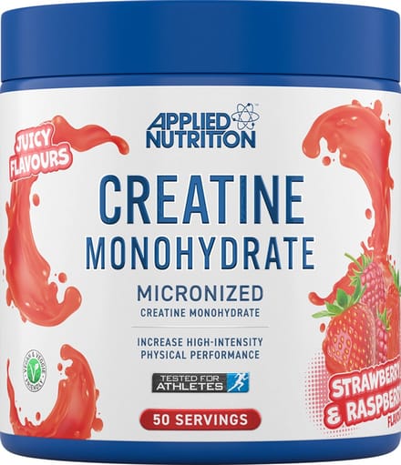 Applied Nutrition Flavoured Creatine Monohydrate (250g) Strawberry & Raspberry - Creatine - Creatine Monohydraat
