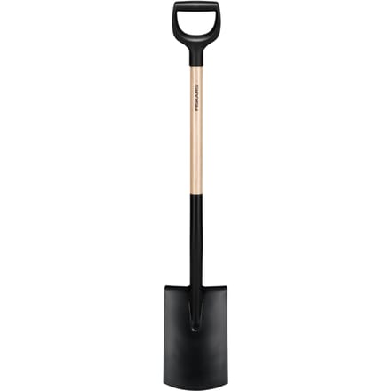 Fiskars Solid Spade Met Houten Steel Rond Fsc