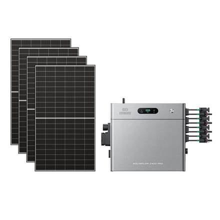 Zendure SolarFlow 2400 Pro - SolarFlow 2400 Pro (2.4 kWh) / Zonder batterij / 4*515W Bifacial Panel  (2600Wp Max)