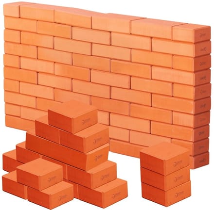 Classic World Edu Mega Blokken Eva Bricks 90 St. Constructie Zacht voor bouwen - UNI
