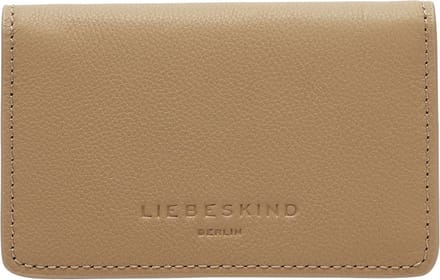 LIEBESKIND BERLIN Leren Kaarthoes Classics Cardie Card Case Sandstone Lichtbruin