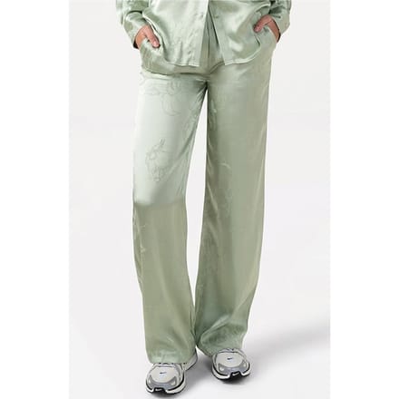 Another Label Minou Pants Smoke Green Größe: S | Straight Jeans Outlet | Damen | Grün