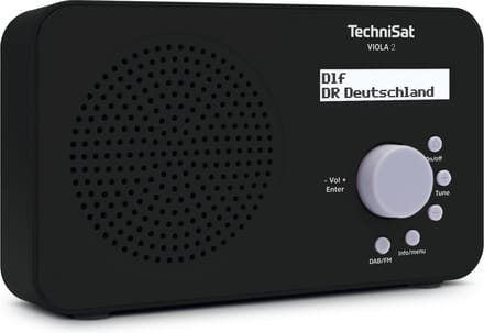 TechniSat VIOLA 2 Draagbaar Analoog & digitaal Zwart