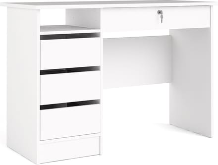 Giga Living Kantoorbureau Function Plus - Wit - 109x51x76cm