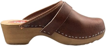 Dina Zweedse klompen - Tuinklompen - Thuisklompen - Unisex klompen - Klassiek Bruin - maat 44