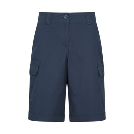 Mountain Warehouse Dames Coast Stretch Cargo Shorts (Marineblauw)