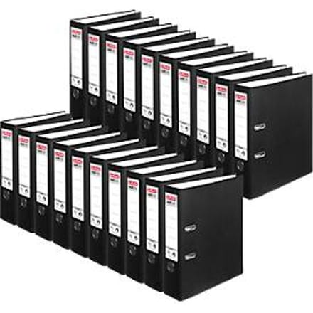 herlitz ordner maX.file protect, A4, rugbreedte 80 mm, 20 stuks, zwart