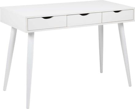 Sidetable/bureau Jupiter 110 Cm 3 Lades - Wit - Actona - Secretaire - Wit - MDF
