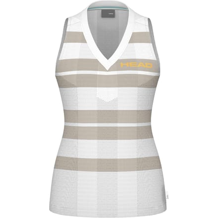 HEAD Performance Tanktop Dames-Wit,Beige