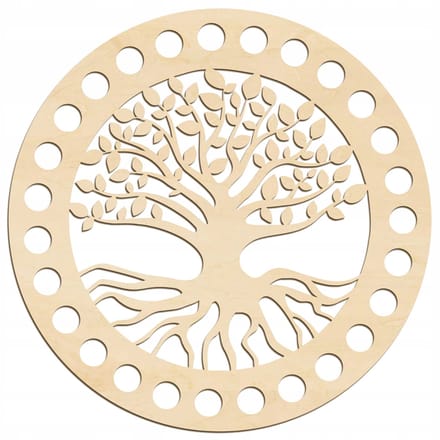 SMX Design - Houten Basis - Rond - 15cm - FSC Gecertificeerd