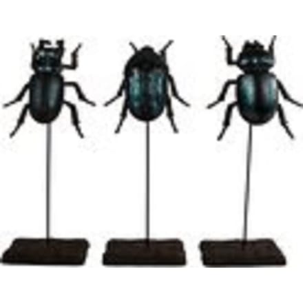 Abbey Set van 3 - Kever - Zwart - 21 x 9.5 x 6.5 cm