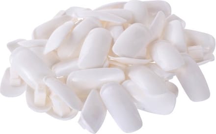Dermarolling Oefen Nagels - 100 stuks Wit