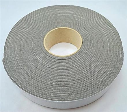 Rubberen Isolatietape - Zelfklevende Tape - Pijpen Isoleren - Flexibel Elastomeerschuim - 15 meter - Grijs