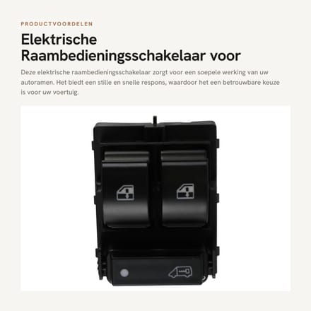 Dailygoods - Elektrische Raambedieningsschakelaar voor Autos