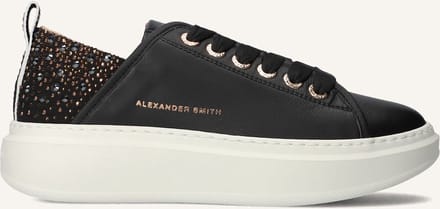 Alexander Smith Wembley Sneakers - Leer - Dames - Zwart - Maat 40