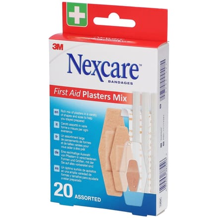 Nexcare First Aid Plasters Mix 20