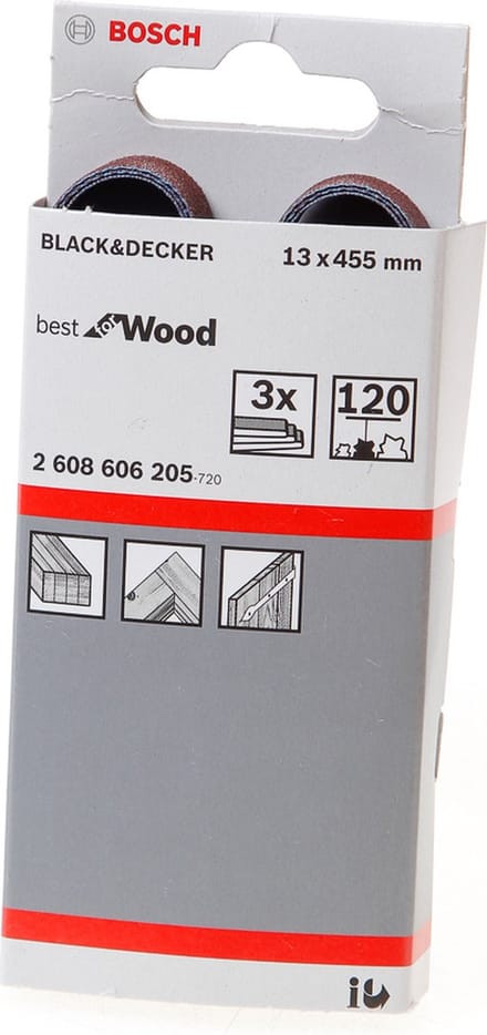 Bosch Schuurband 13x451mm K120 3 stuks