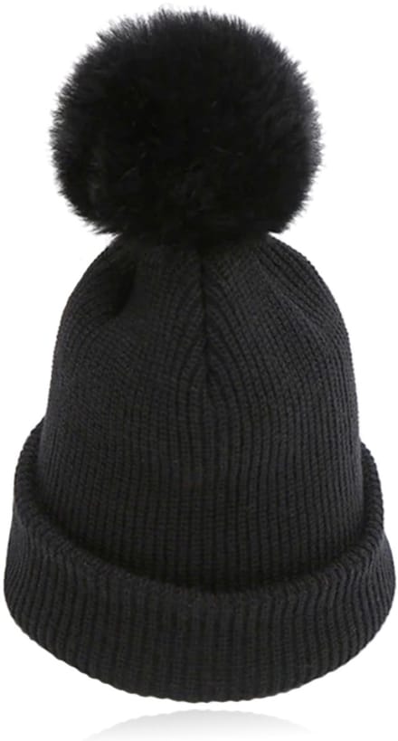 LGT JWLS Dames Beanie in Zwart - Met Pompon