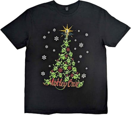 Motley Crue - Xmas Crue Heren Tshirt - M - Zwart