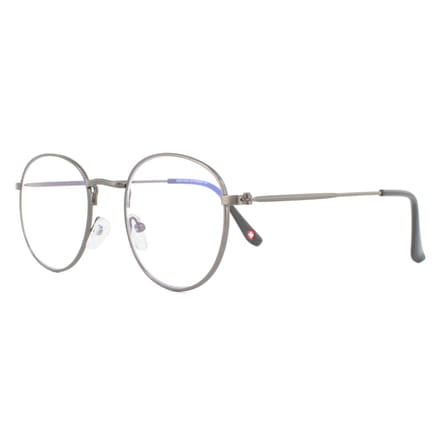 Montana Round Gunmetal Gray unisex vrouwelijke bril frames