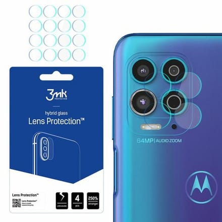 3MK - Lensbescherming - Motorola Moto G100 5G - 4 Stuks - Transparant