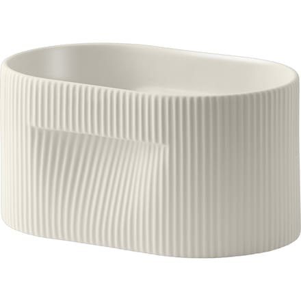 Muuto Ridge plantenbak - off-white - H 13 cm