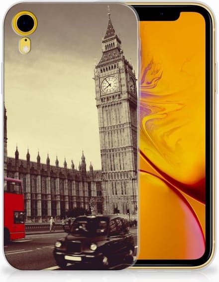 Apple iPhone Xr Siliconen Back Cover Londen