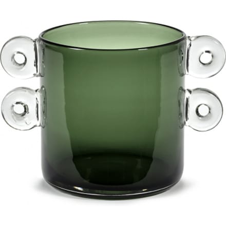 Serax Marie Michielssen Wind & Fire vaas H27cm dark green
