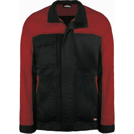Dickies Everyday heren zwart/rood werkjasje