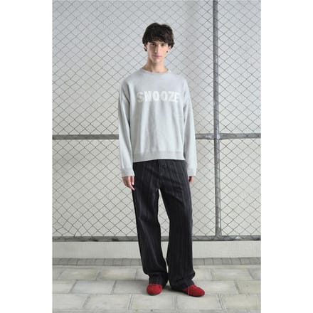 Heren Katoenen Ronde Hals Sweatshirt met Tekstprint