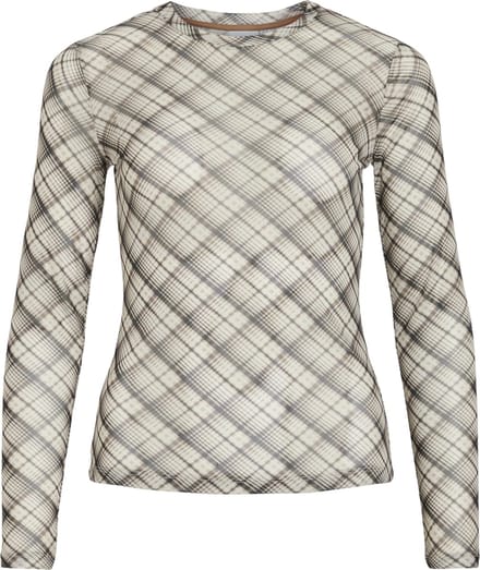 Vila T-shirt Vivolettis Chi O-neck L/s Top 14111122 Birch Chi Dames Maat - M