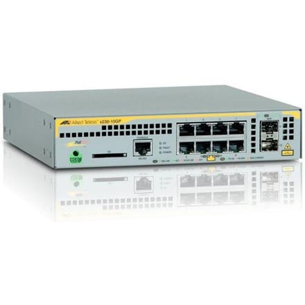 Allied Telesis 8-poorts Gbit L2+ PoE switch