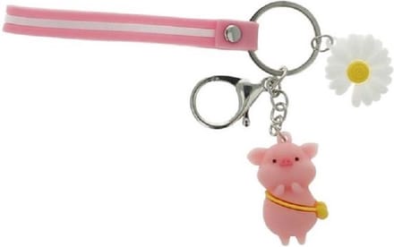 Sleutelhanger Lucky Pig - Varken - Roze