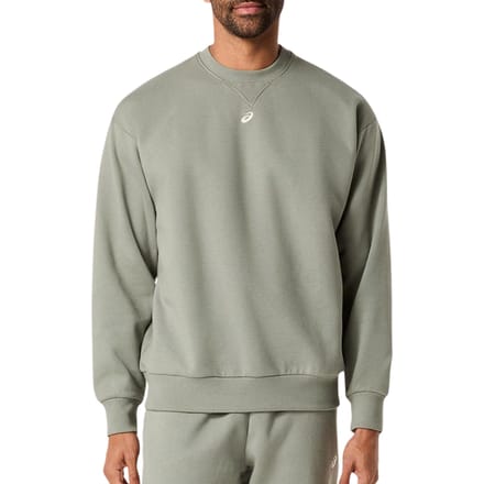 Asics Fleece Relaxed Crew-Neck Sweater Heren